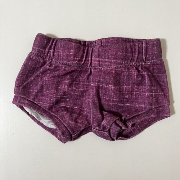 Babysprouts & Co 3-Pc Hoodie Pants Shorties Set Purple Girls Size 3-6 Months - Picture 9 of 11